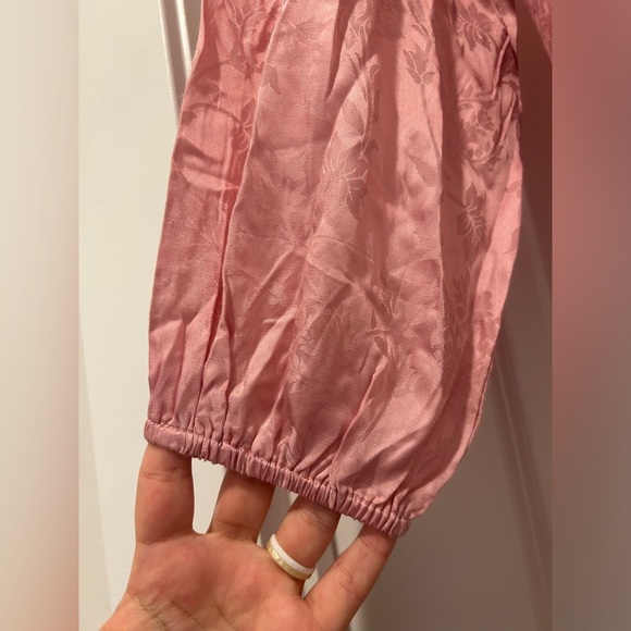 Mille Resort and Travel Ada Tassel Belted Dress in Pink Jacquard - Picture 7 of 10